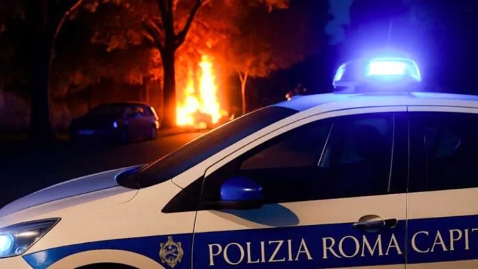 Roma, 7 auto in fiamme tra San Lorenzo e Flaminio: l’ipotesi è un’origine dolosa