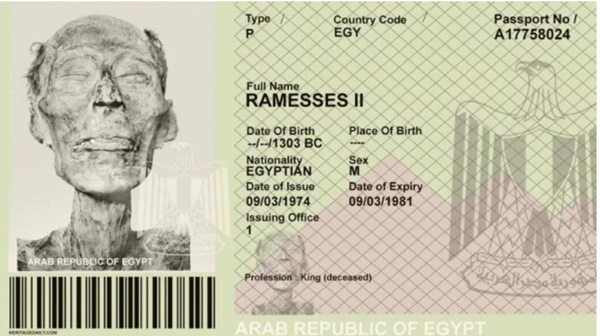 Stranezze dal mondo – Ramses è l’unica mummia al mondo ad avere un Passaporto. Gli servì per andare in Francia: ecco perché