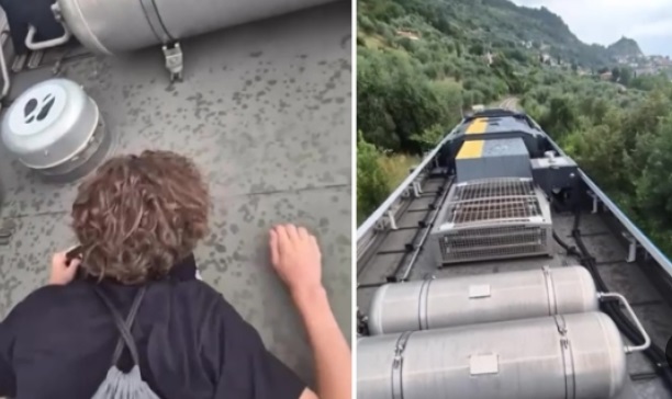 Follia in Lombardia – Fanno un video sul tetto di un treno in corsa: denunciati 2 ragazzini