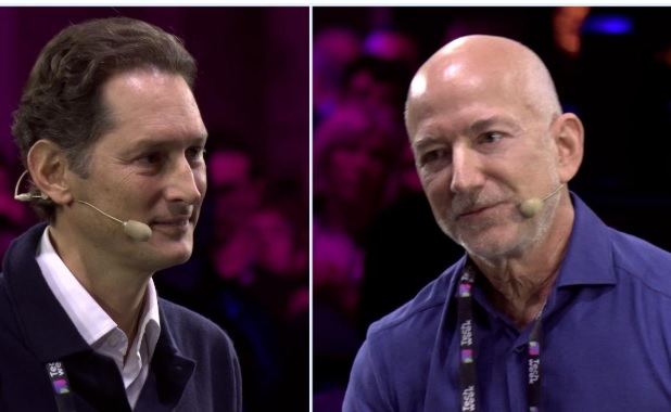 Bezos rivela ad Elkann: “Nei prossimi due decenni milioni di persone vivranno nello spazio”. Cosa ha detto