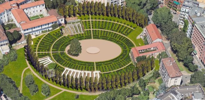 Milano – Rinasce il «Colosseo» milanese. Ecco il ‘Parco Pan’ con il vecchio anfiteatro romano: verde e spazi per concerti. Il progetto