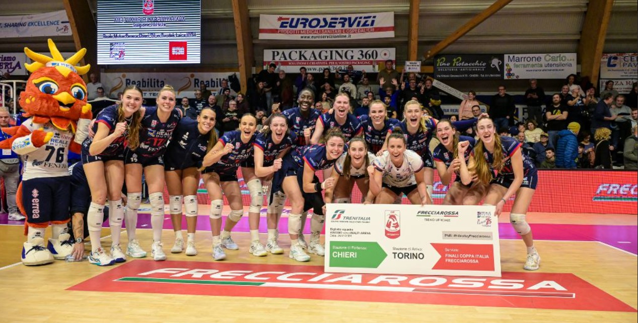 Torino – Chieri vince al tie-break contro Busto e conquista la Final Four di Coppa Italia A1 Frecciarossa