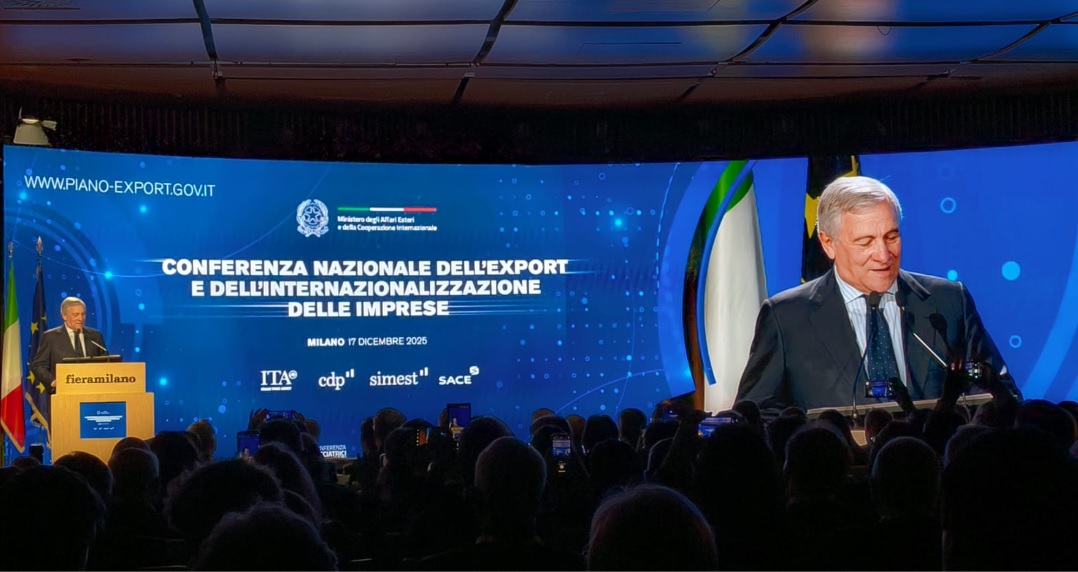 Milano – Edizione da record della Conferenza Nazionale Export. E Tajani rilancia l’export italiano: “Obiettivo 700 miliardi nel 2027