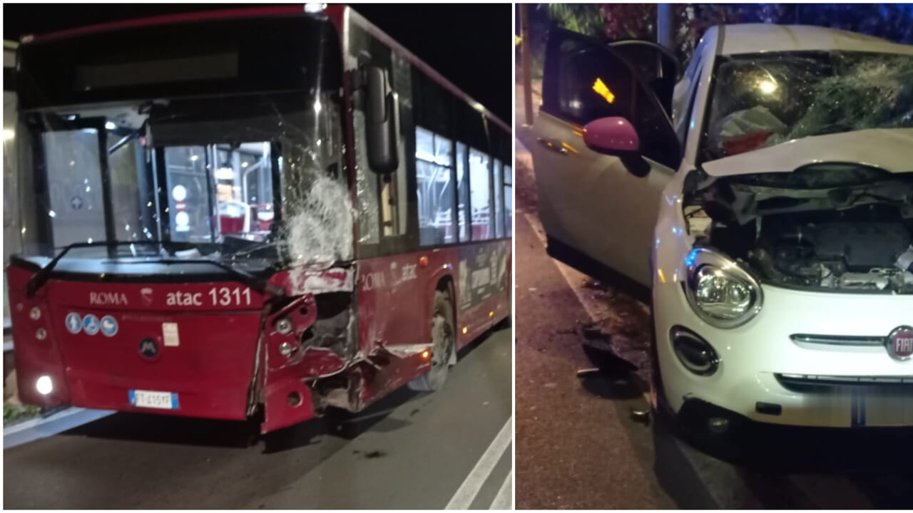 Roma, scontro tra auto e bus Atac: muore una giovane mamma di 27 anni