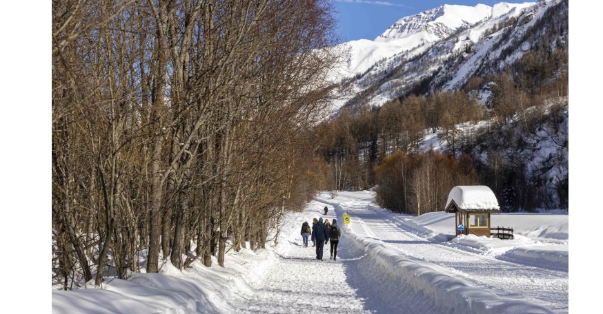 Courmayeur – Riapre il parcheggio Planpincieux, la pista pedonale e la pista fondo