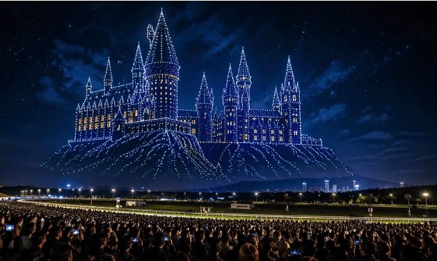 A Milano per la prima volta uno Show unico al mondo: 1200 droni nel cielo – Arriva il ‘DroneArt Show Harry Potter’ INFO