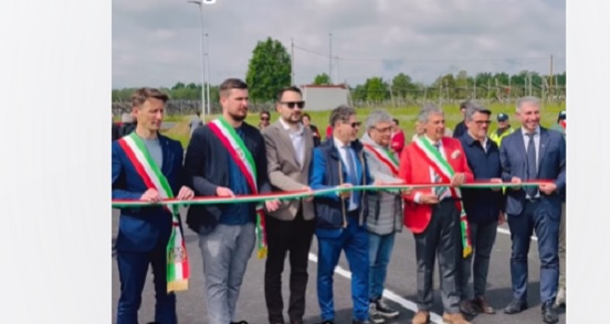 A Cuceglio inaugurata la nuova circonvallazione sulla Provinciale 55 – Maxi progetto da 1 milione di euro