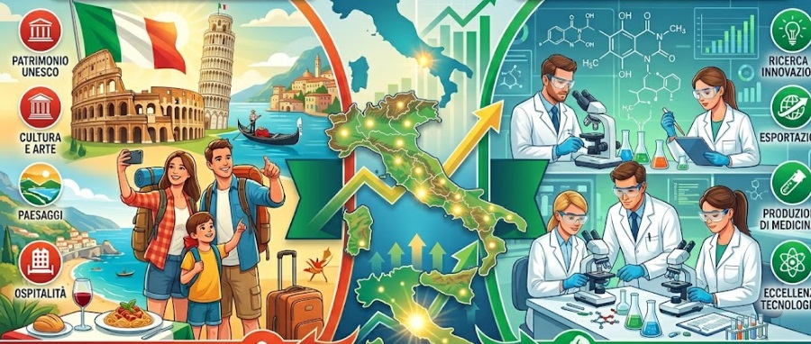 Italia – Ecco i 5 settori che tengono in piedi il Paese: dal Turismo alla Farmaceutica. Sono il ‘motore’ dell’Italia