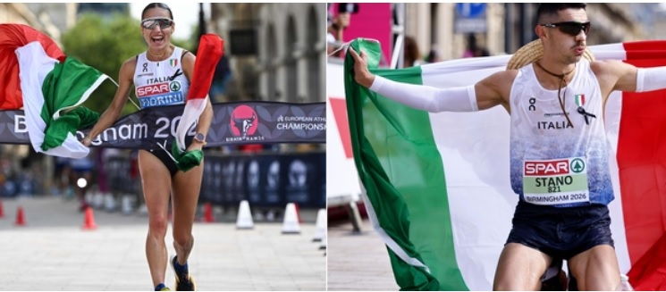 Clamorosa Italia! Doppio Oro nella maratona di marcia. Dominio azzurro e record del mondo per Sofia!