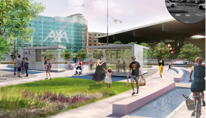 Milano – Nasce la nuova piazza della stazione Garibaldi: “Più verde nel cuore della città”. Il progetto