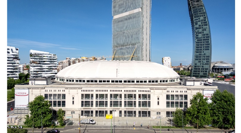 Milano – Riapre l’ex Palazzo delle Scintille, oggi CityLife Oval: una grande Arena per spettacoli nel cuore della città